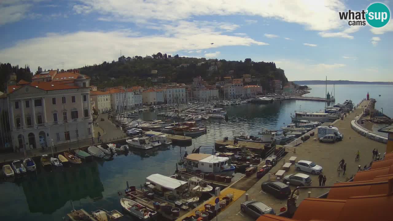 Live webcam from Piran “Mandrač” – Amazing live view from Villa Piranesi