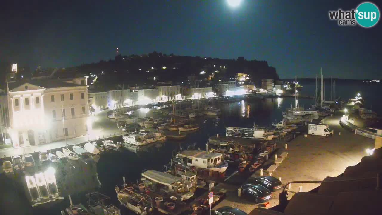Live webcam da Pirano “Mandrač” – Splendida vista live da Villa Piranesi