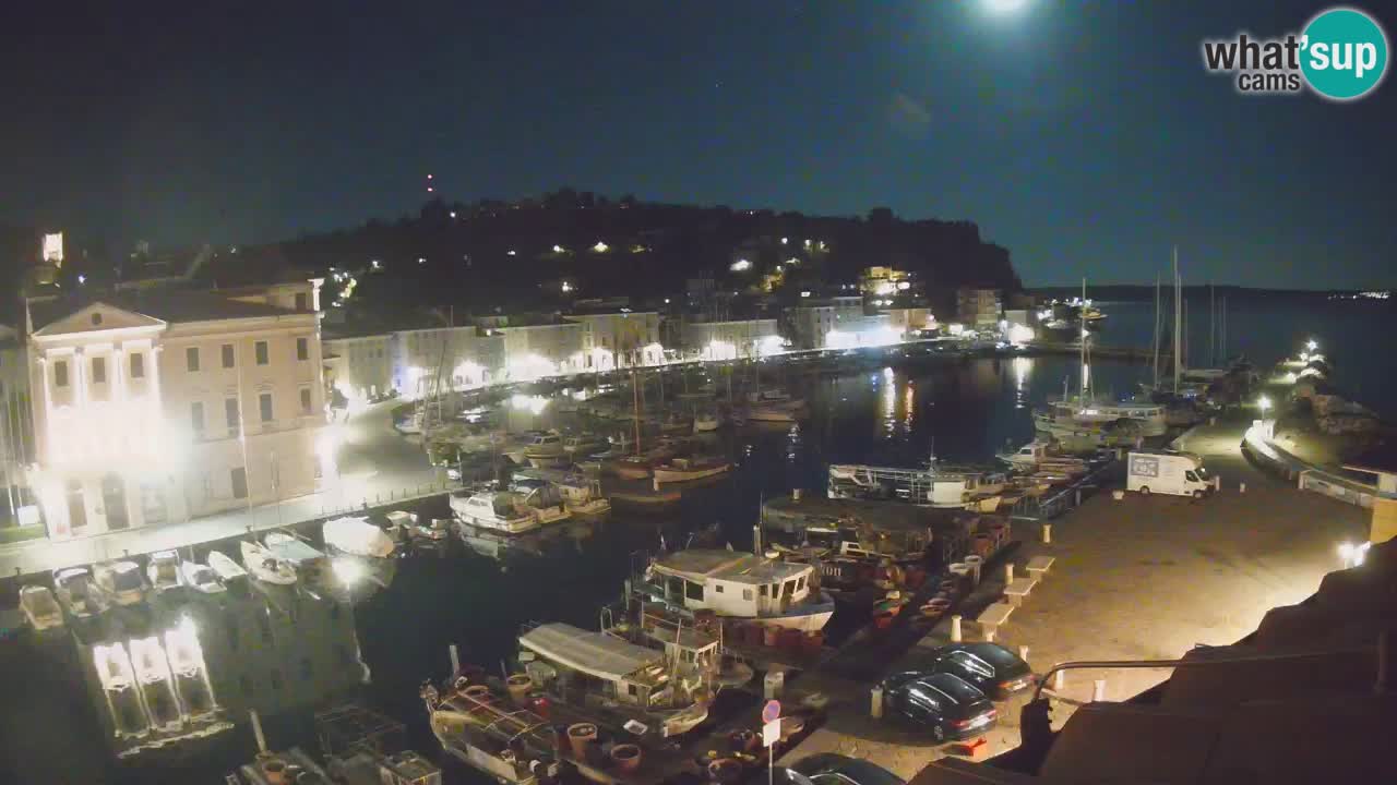 Live webcam da Pirano “Mandrač” – Splendida vista live da Villa Piranesi