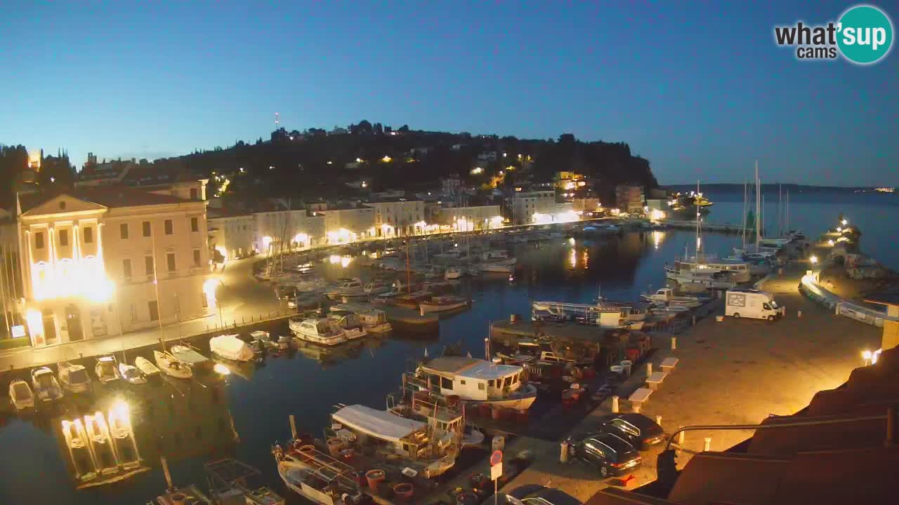 Live webcam da Pirano “Mandrač” – Splendida vista live da Villa Piranesi