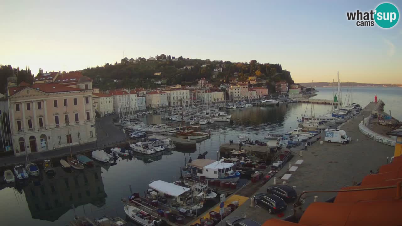 Live-Webcam aus Piran “Mandrač” – Erstaunliche Live-Ansicht von Villa Piranesi