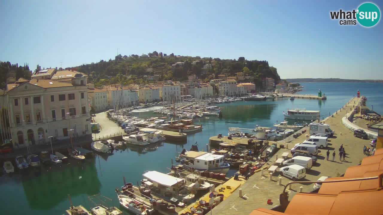 Live webcam from Piran “Mandrač” – Amazing live view from Villa Piranesi