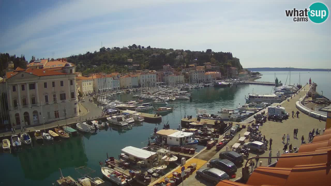 Cámara web en vivo desde Piran “Mandrač” – Increíble vista en vivo desde Villa Piranesi
