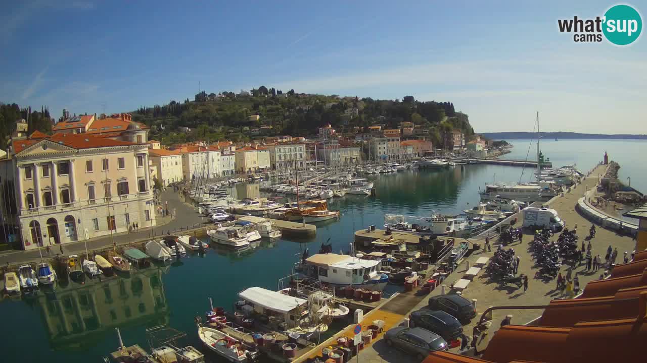 Cámara web en vivo desde Piran “Mandrač” – Increíble vista en vivo desde Villa Piranesi