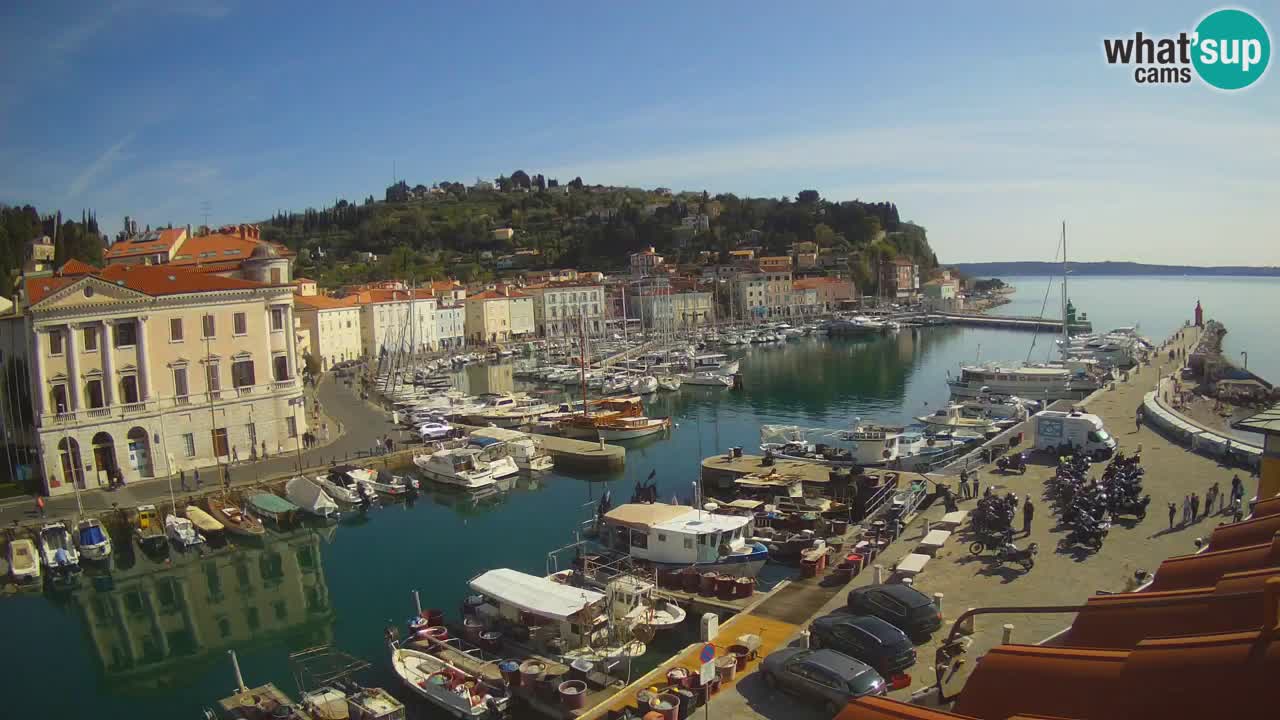 Cámara web en vivo desde Piran “Mandrač” – Increíble vista en vivo desde Villa Piranesi