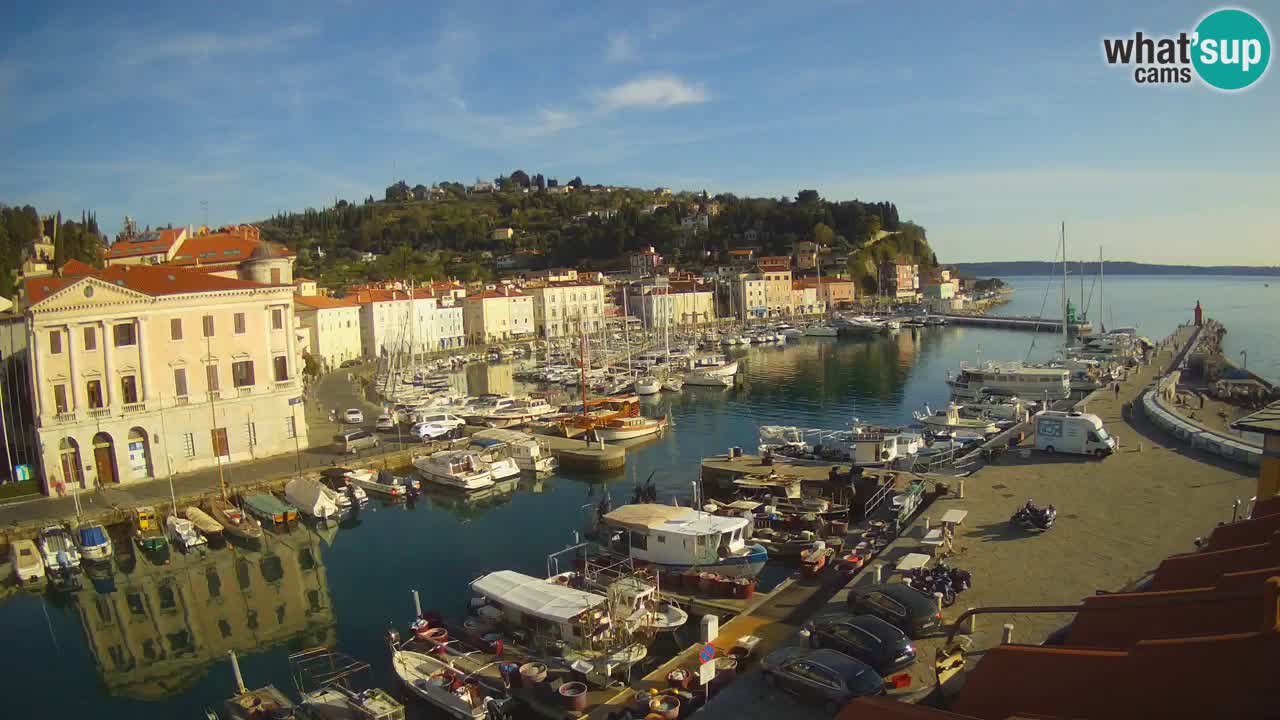 Cámara web en vivo desde Piran “Mandrač” – Increíble vista en vivo desde Villa Piranesi
