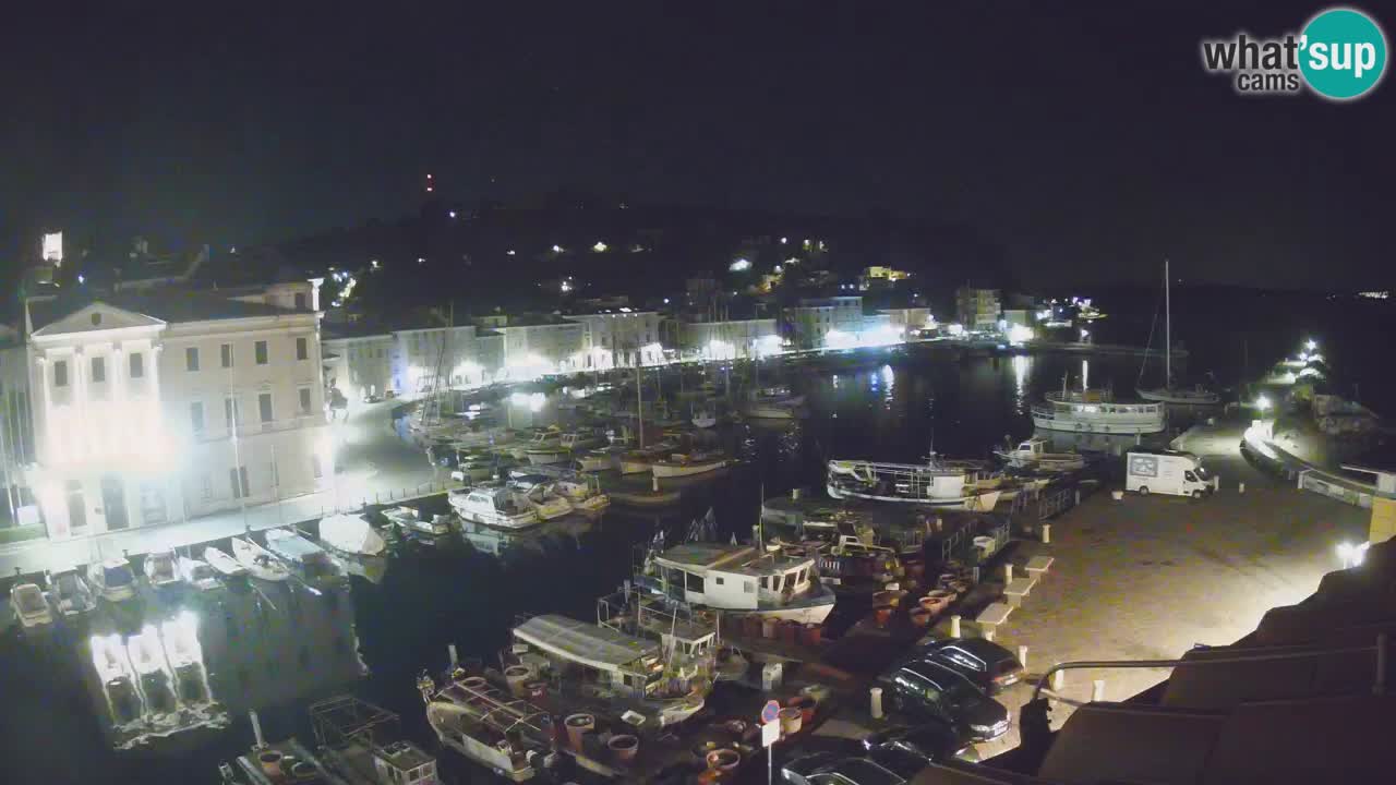 Webcam en direct de Piran “Mandrač” – Incroyable vue en direct de la Villa Piranesi