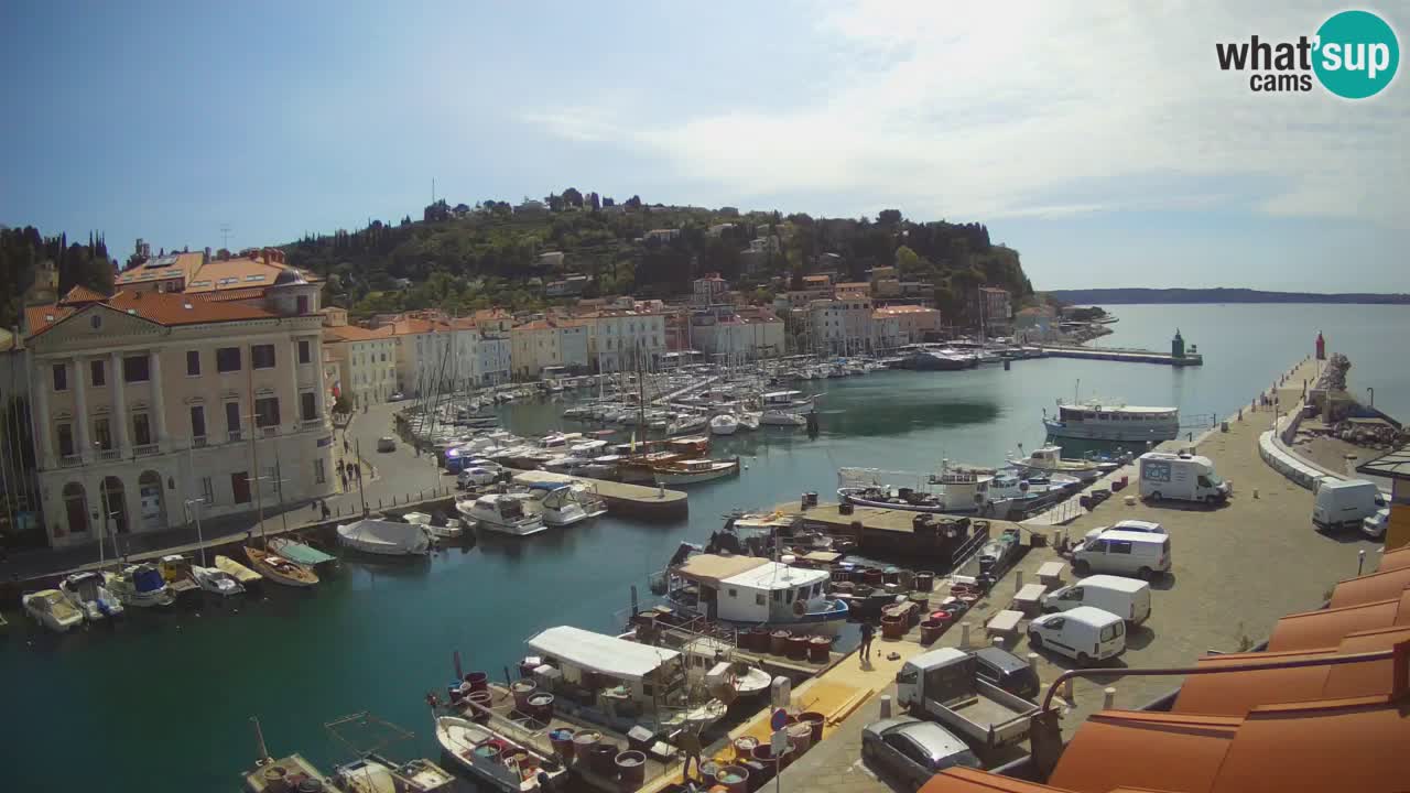 Live webcam from Piran “Mandrač” – Amazing live view from Villa Piranesi