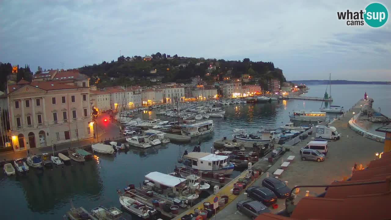 Live-Webcam aus Piran “Mandrač” – Erstaunliche Live-Ansicht von Villa Piranesi