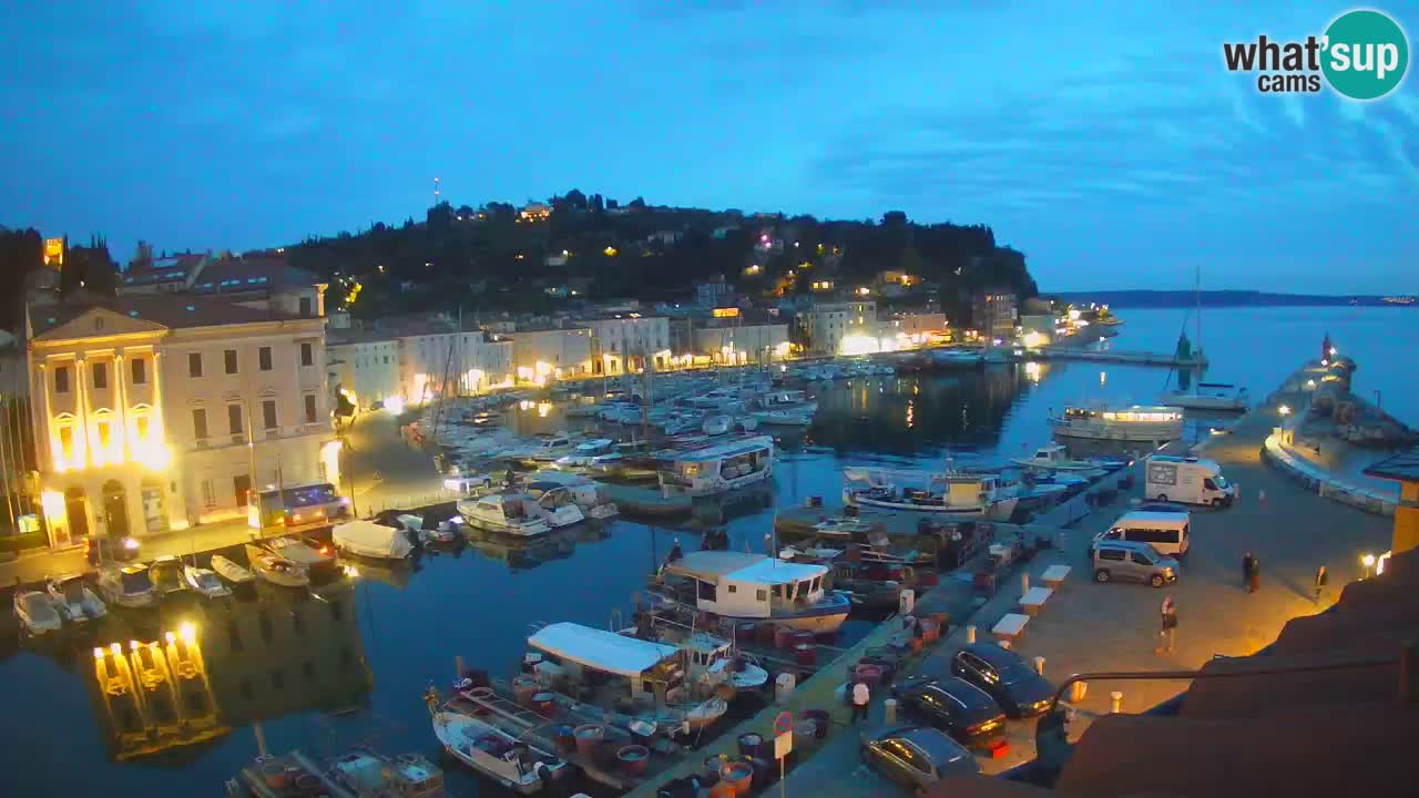 Live-Webcam aus Piran “Mandrač” – Erstaunliche Live-Ansicht von Villa Piranesi