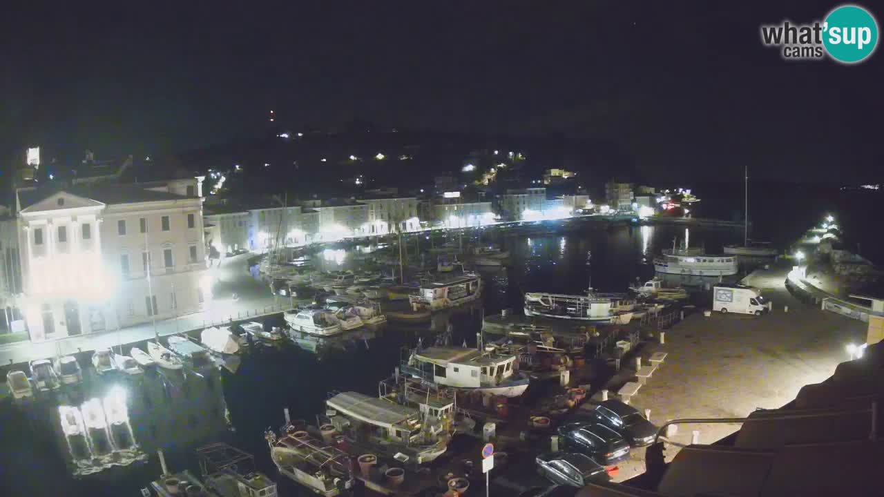 Live-Webcam aus Piran “Mandrač” – Erstaunliche Live-Ansicht von Villa Piranesi