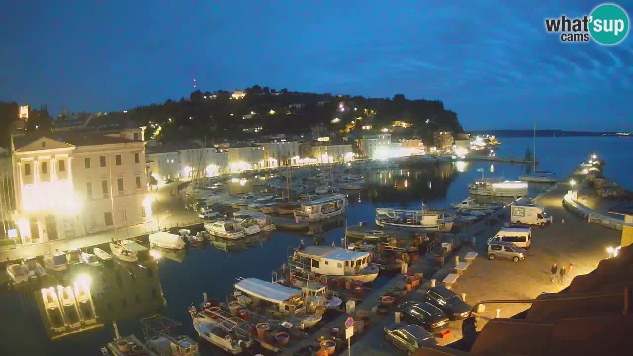 Live-Webcam aus Piran “Mandrač” – Erstaunliche Live-Ansicht von Villa Piranesi