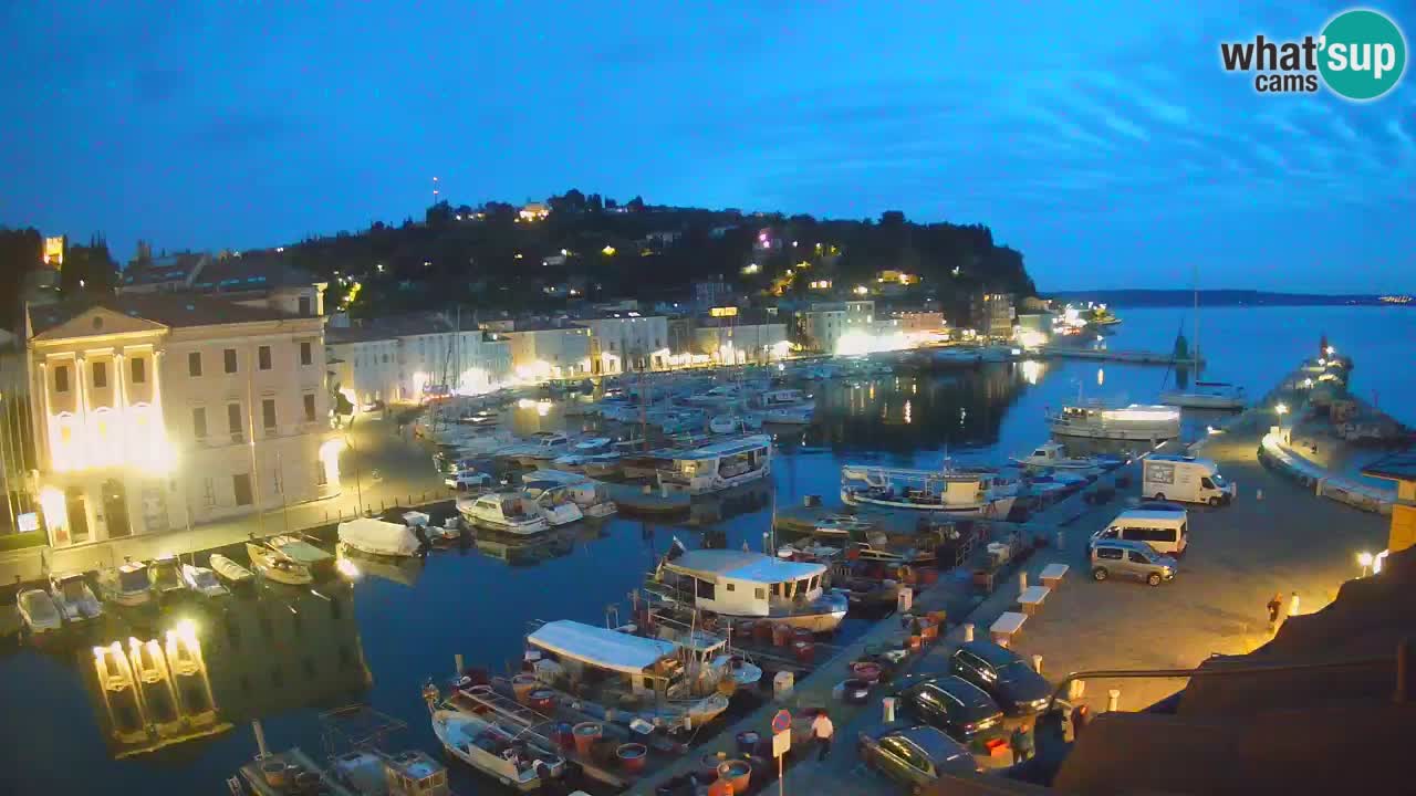 Live-Webcam aus Piran “Mandrač” – Erstaunliche Live-Ansicht von Villa Piranesi