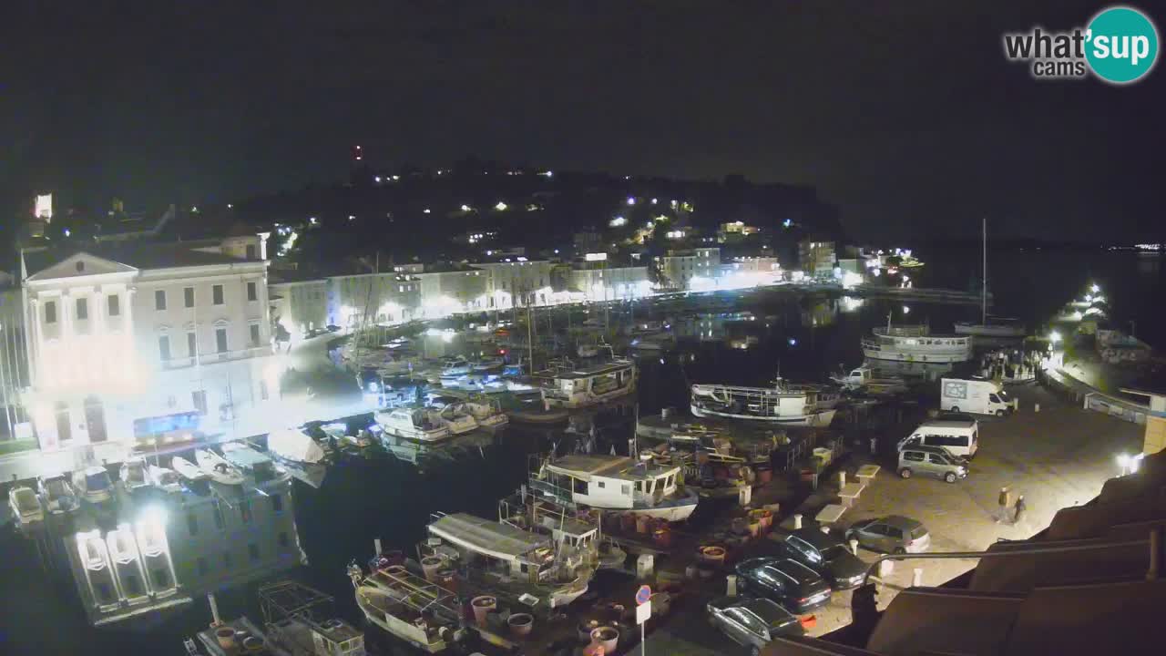 Live-Webcam aus Piran “Mandrač” – Erstaunliche Live-Ansicht von Villa Piranesi
