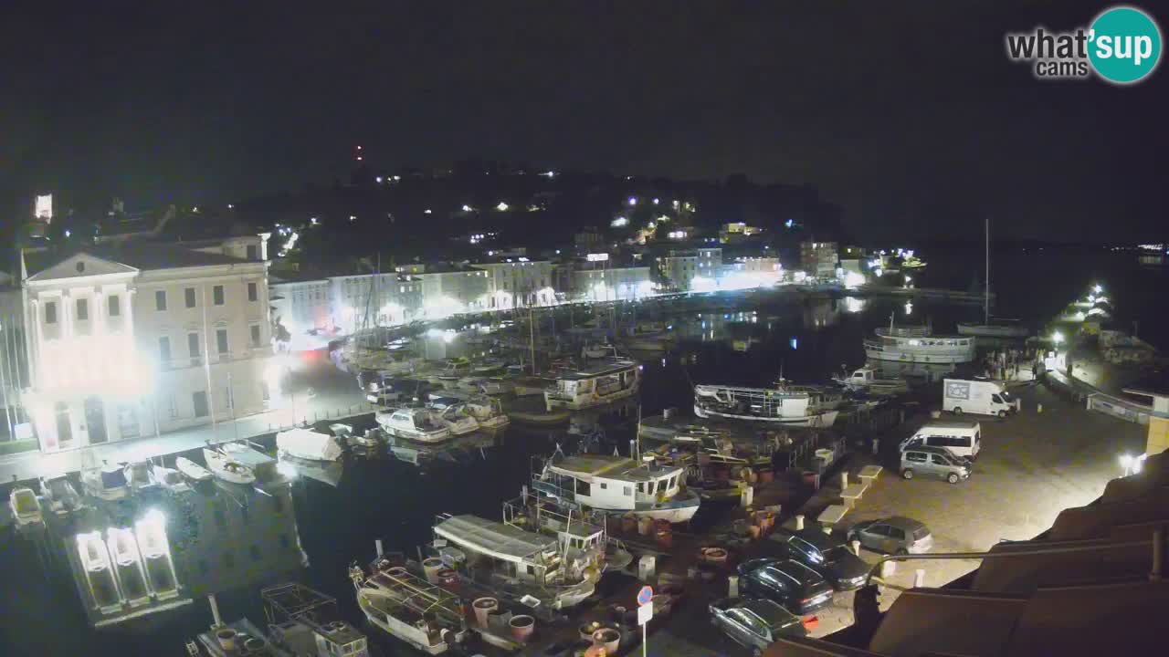Live-Webcam aus Piran “Mandrač” – Erstaunliche Live-Ansicht von Villa Piranesi