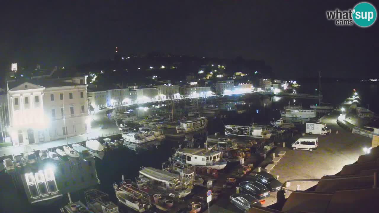 Live webcam da Pirano “Mandrač” – Splendida vista live da Villa Piranesi