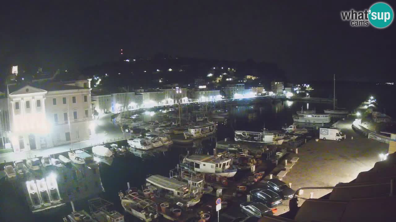 Live webcam da Pirano “Mandrač” – Splendida vista live da Villa Piranesi