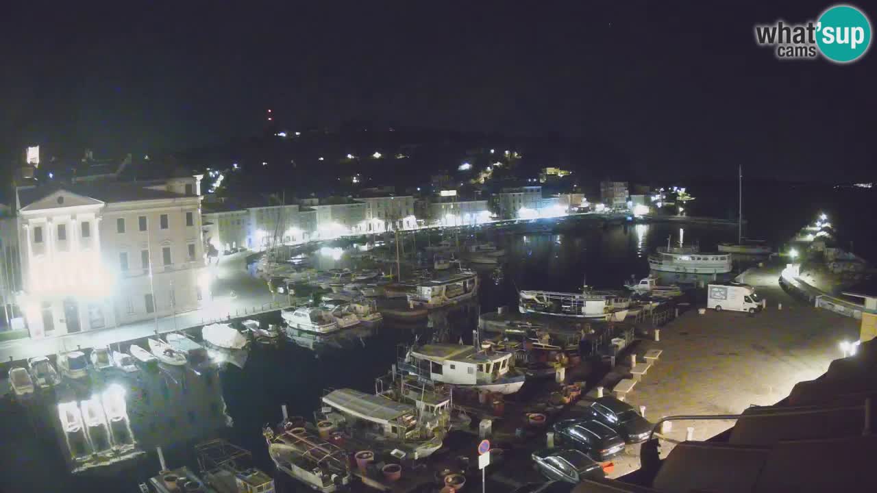 Live-Webcam aus Piran “Mandrač” – Erstaunliche Live-Ansicht von Villa Piranesi