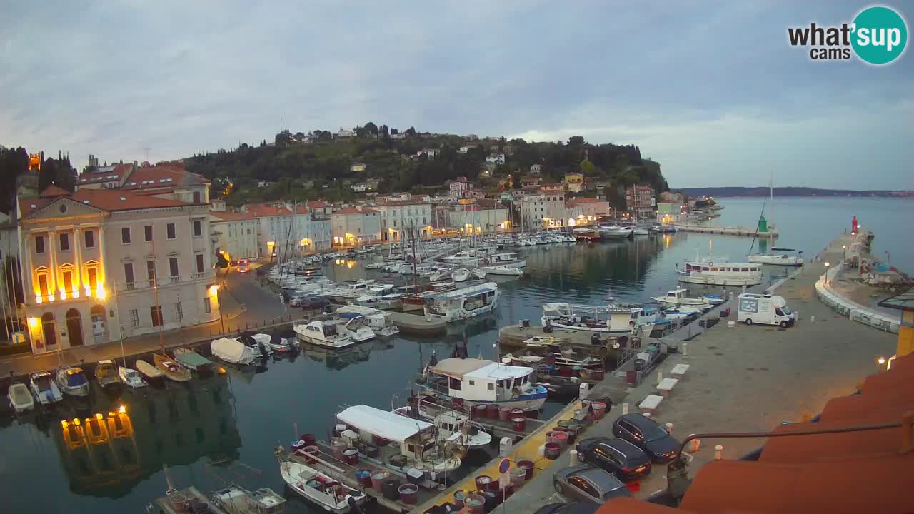 Live webcam from Piran “Mandrač” – Amazing live view from Villa Piranesi