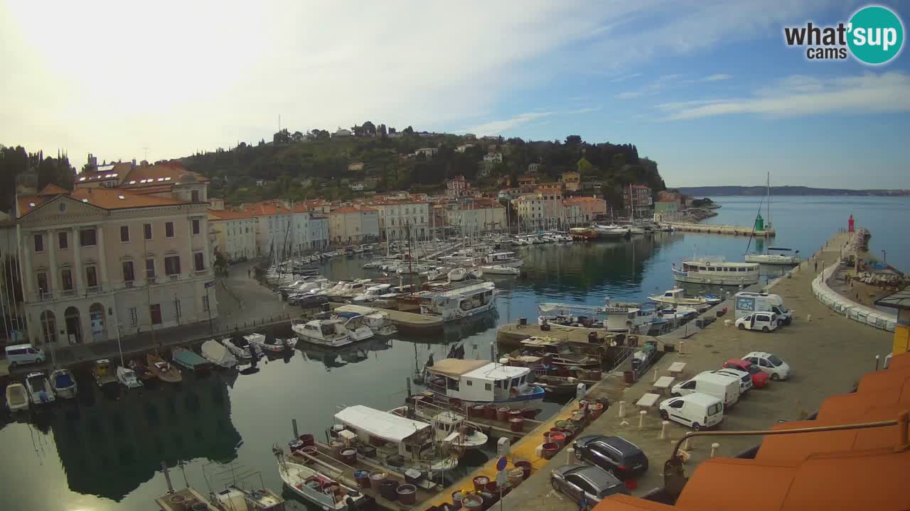 Live webcam from Piran “Mandrač” – Amazing live view from Villa Piranesi