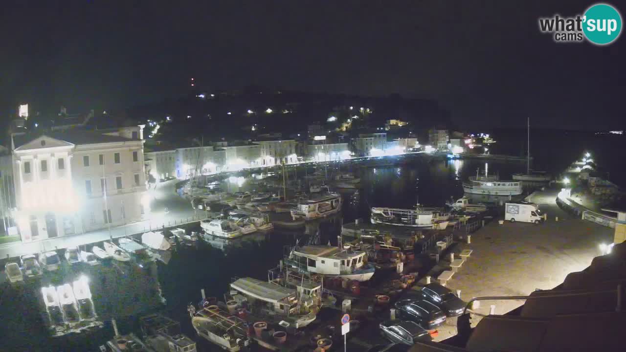 Live-Webcam aus Piran “Mandrač” – Erstaunliche Live-Ansicht von Villa Piranesi