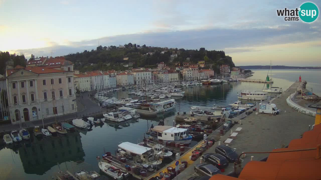 Live webcam from Piran “Mandrač” – Amazing live view from Villa Piranesi