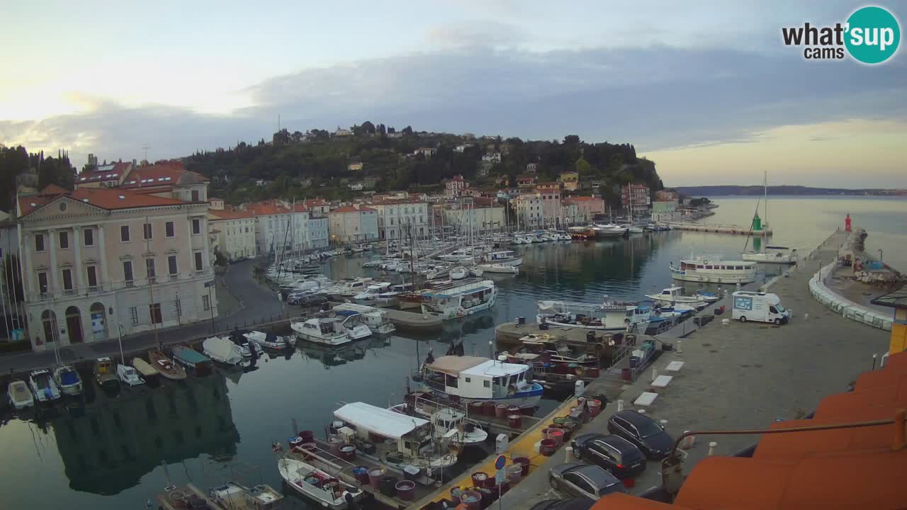 Cámara web en vivo desde Piran “Mandrač” – Increíble vista en vivo desde Villa Piranesi