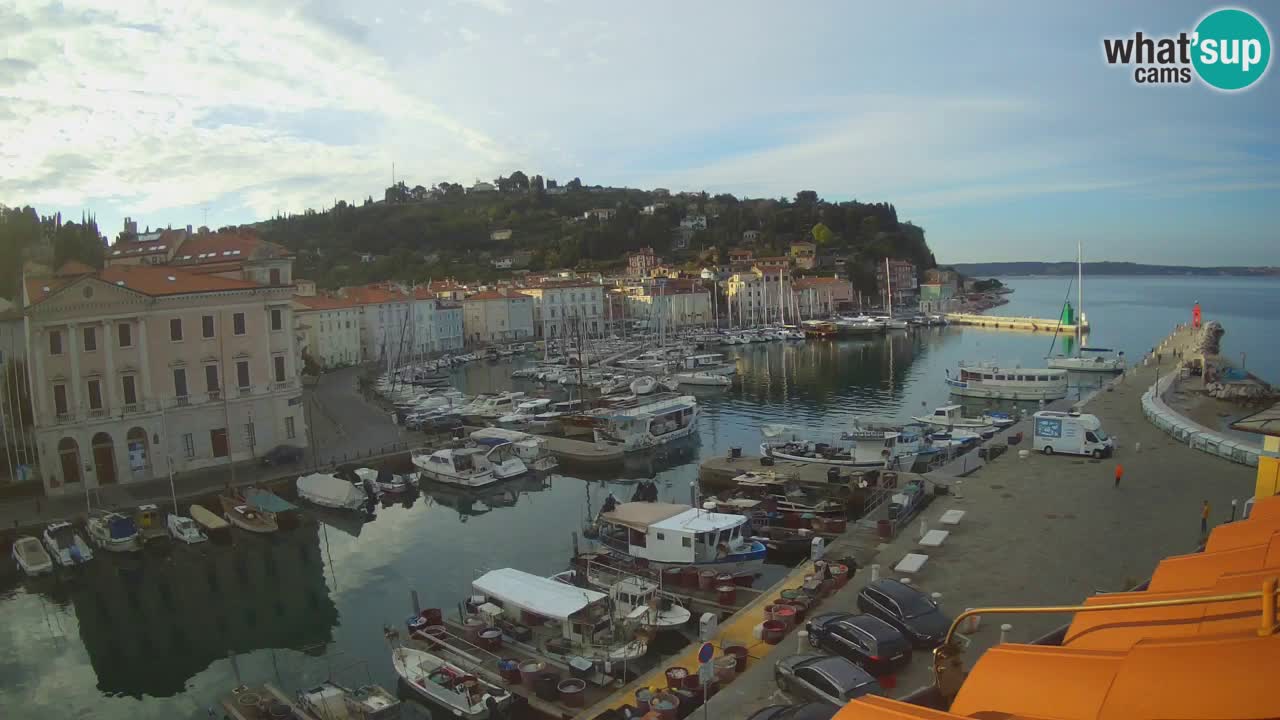 Live-Webcam aus Piran “Mandrač” – Erstaunliche Live-Ansicht von Villa Piranesi