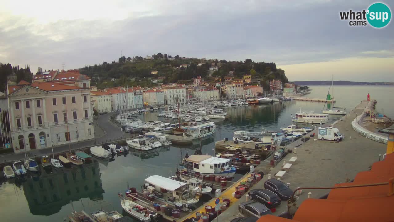 Cámara web en vivo desde Piran “Mandrač” – Increíble vista en vivo desde Villa Piranesi