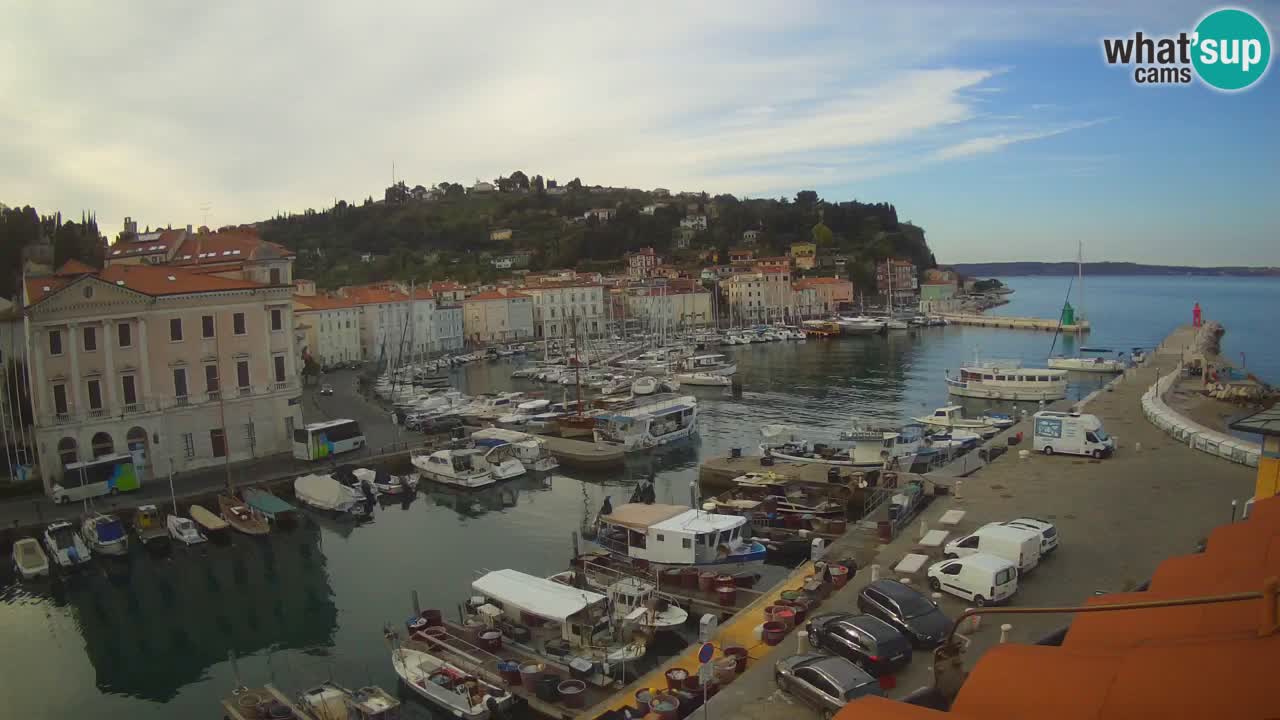 Live webcam from Piran “Mandrač” – Amazing live view from Villa Piranesi