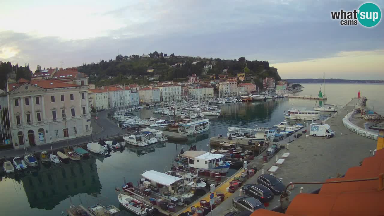 Live webcam from Piran “Mandrač” – Amazing live view from Villa Piranesi