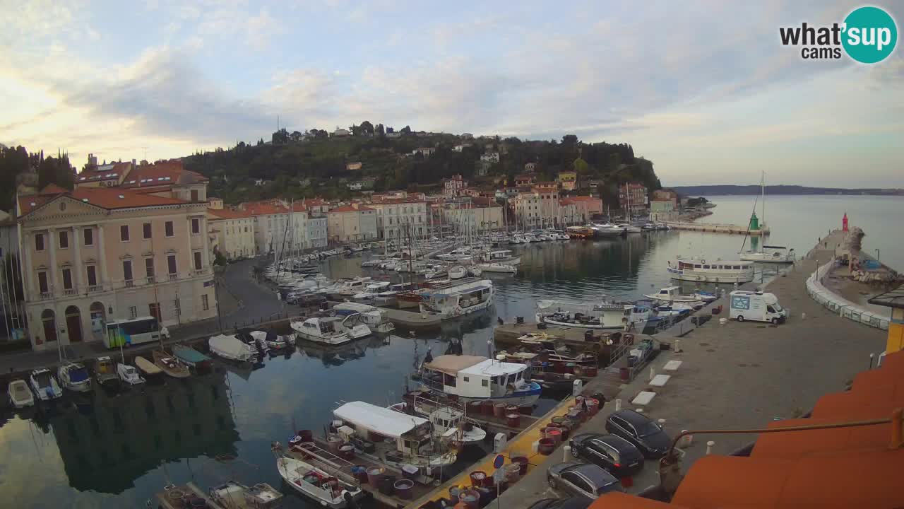 Cámara web en vivo desde Piran “Mandrač” – Increíble vista en vivo desde Villa Piranesi