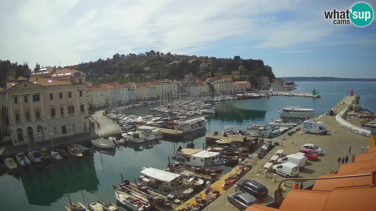 Live webcam from Piran “Mandrač” – Amazing live view from Villa Piranesi