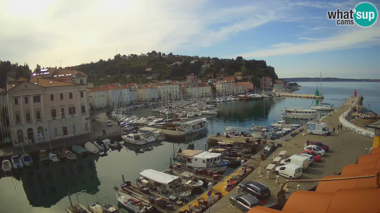 Live webcam from Piran “Mandrač” – Amazing live view from Villa Piranesi