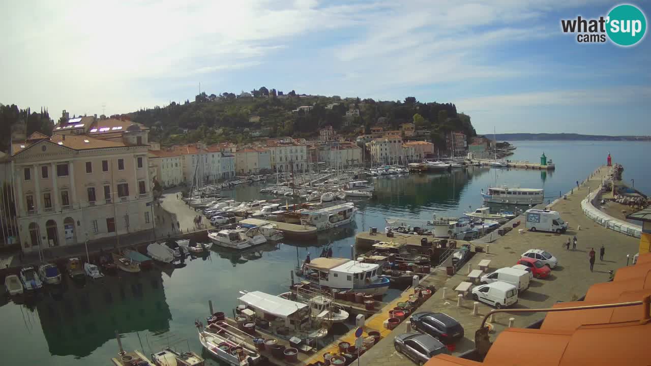 Cámara web en vivo desde Piran “Mandrač” – Increíble vista en vivo desde Villa Piranesi