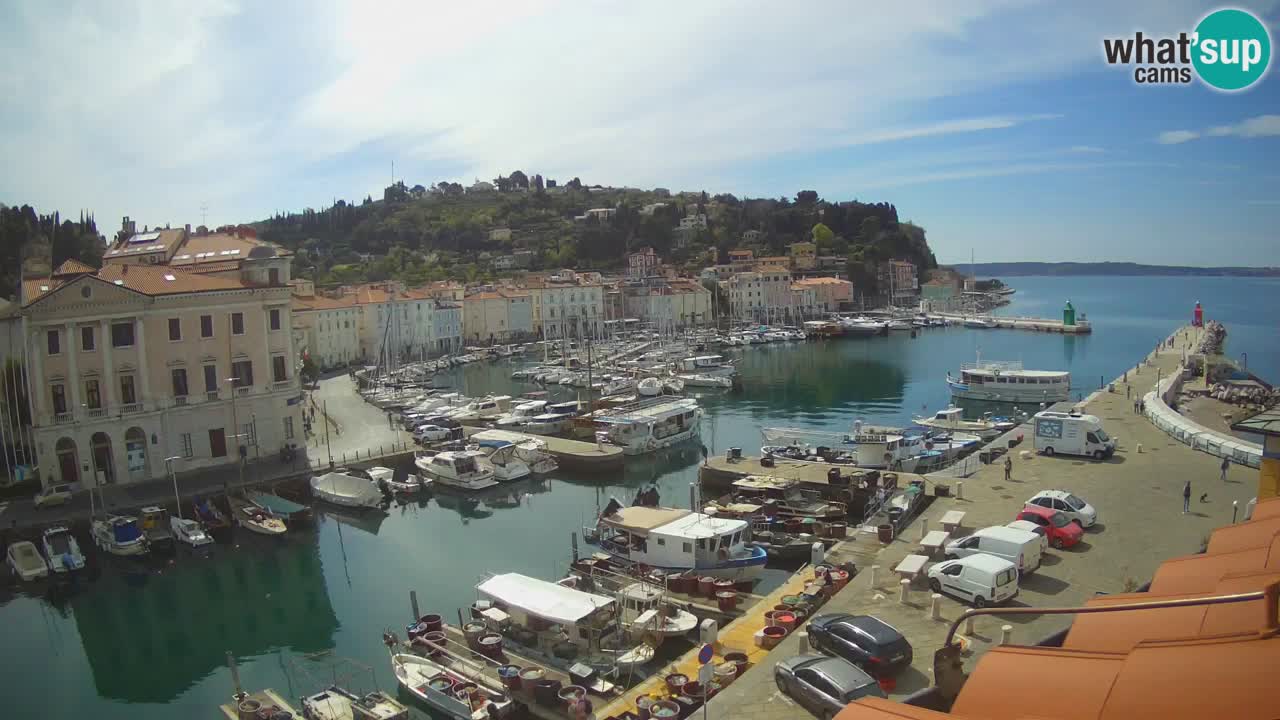 Live-Webcam aus Piran “Mandrač” – Erstaunliche Live-Ansicht von Villa Piranesi