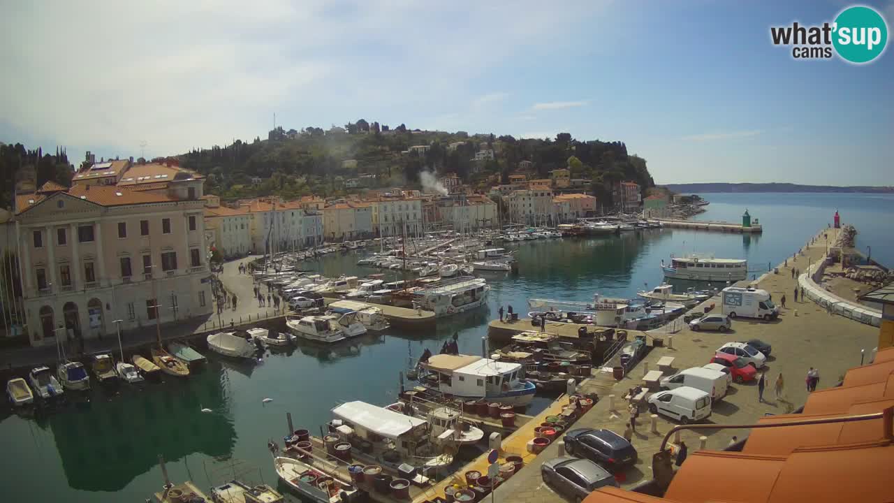 Cámara web en vivo desde Piran “Mandrač” – Increíble vista en vivo desde Villa Piranesi