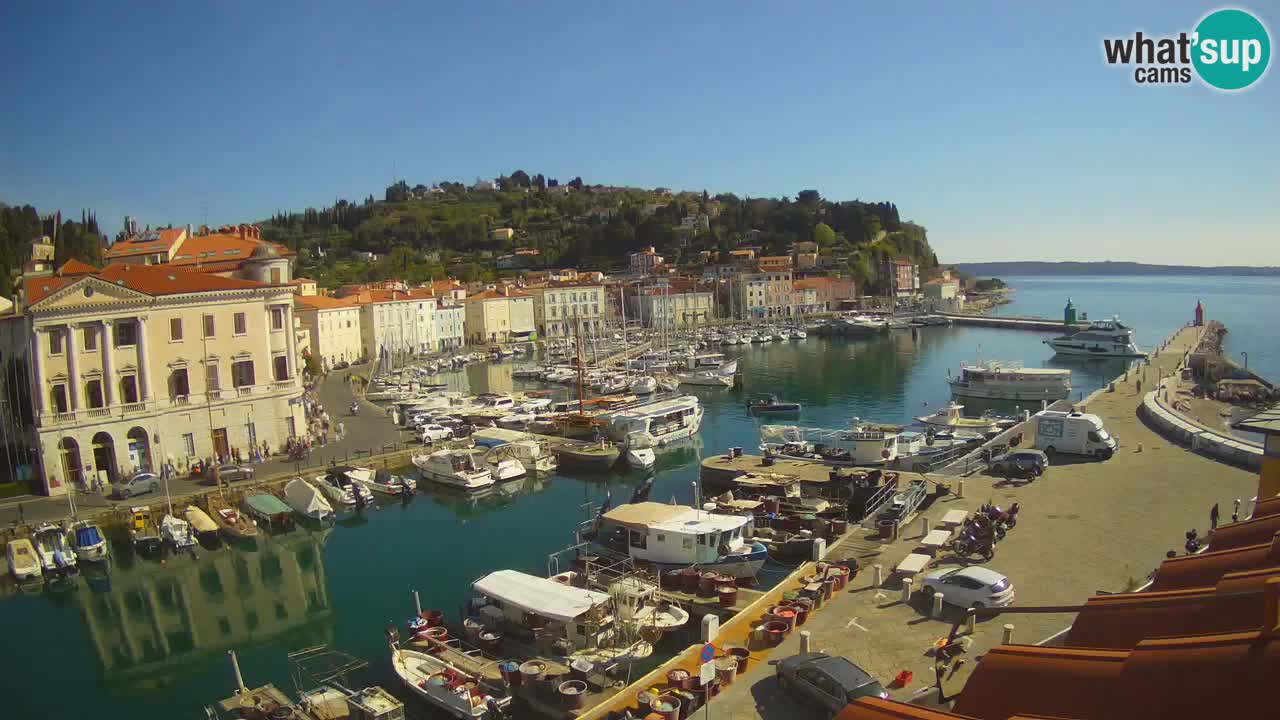 Cámara web en vivo desde Piran “Mandrač” – Increíble vista en vivo desde Villa Piranesi