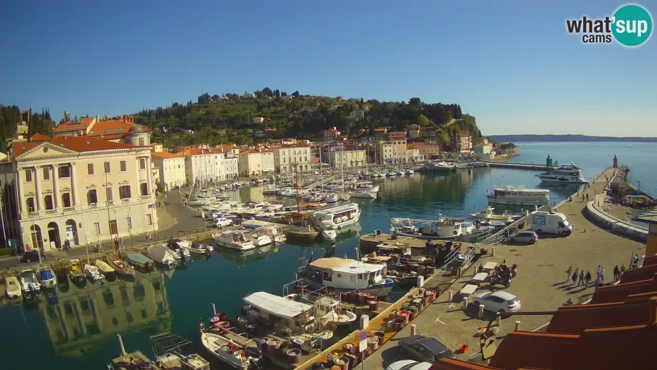 Cámara web en vivo desde Piran “Mandrač” – Increíble vista en vivo desde Villa Piranesi
