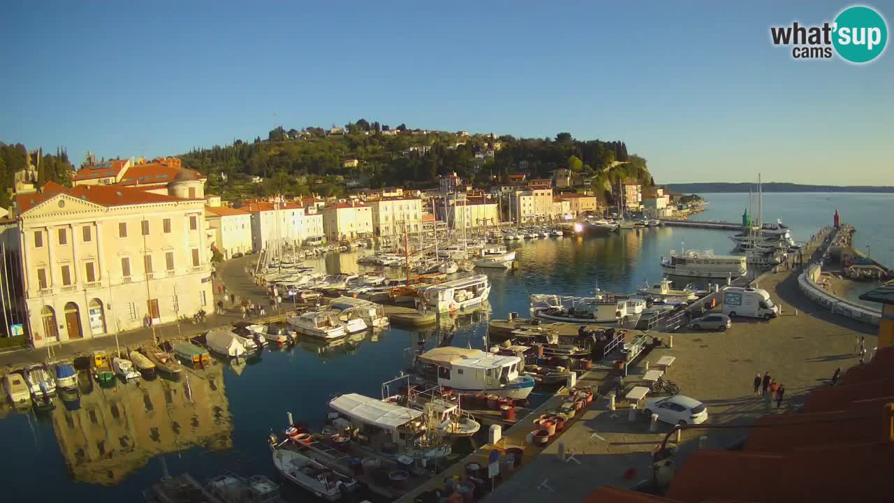 Cámara web en vivo desde Piran “Mandrač” – Increíble vista en vivo desde Villa Piranesi