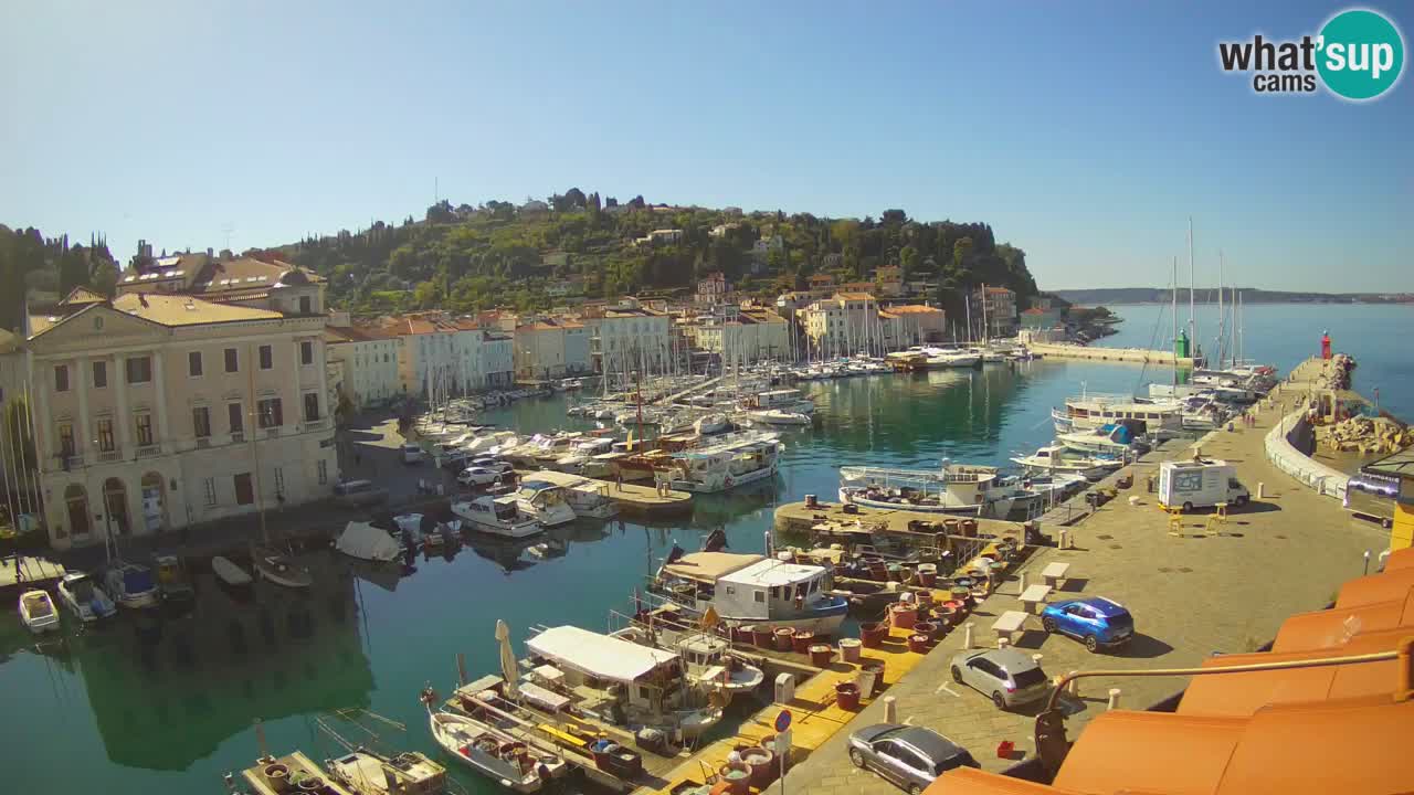 Cámara web en vivo desde Piran “Mandrač” – Increíble vista en vivo desde Villa Piranesi