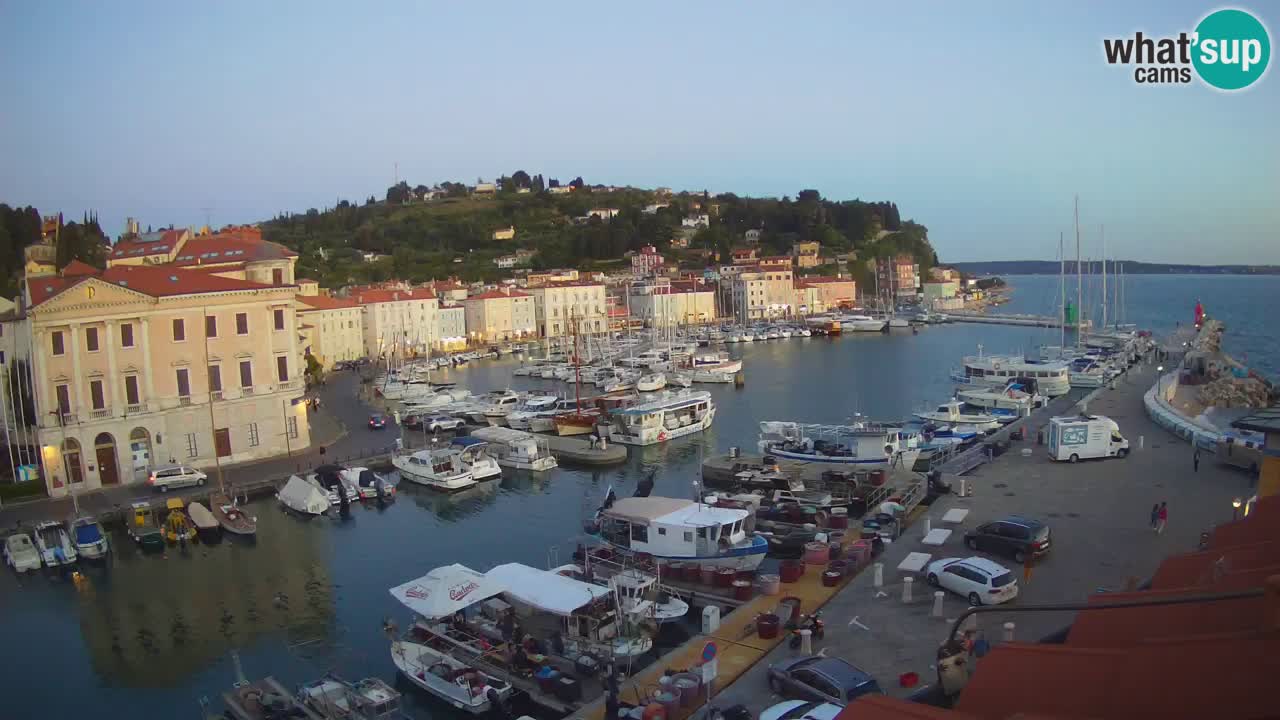 Live-Webcam aus Piran “Mandrač” – Erstaunliche Live-Ansicht von Villa Piranesi