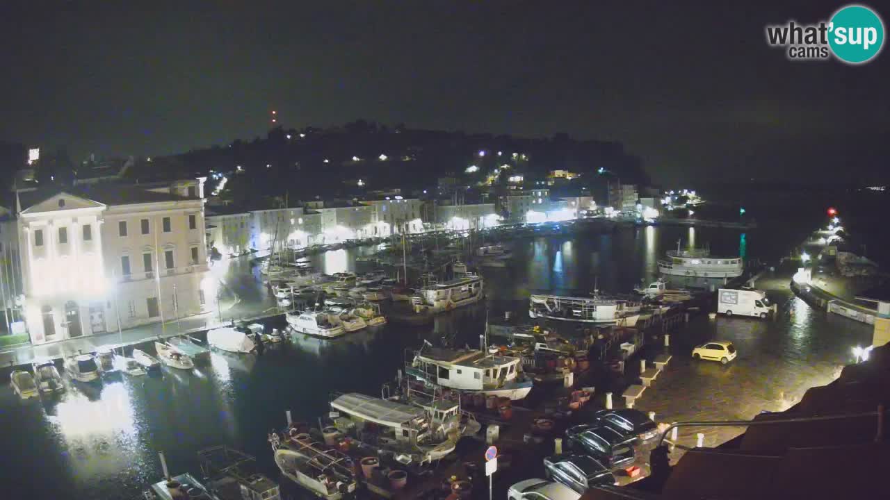 Live webcam da Pirano “Mandrač” – Splendida vista live da Villa Piranesi
