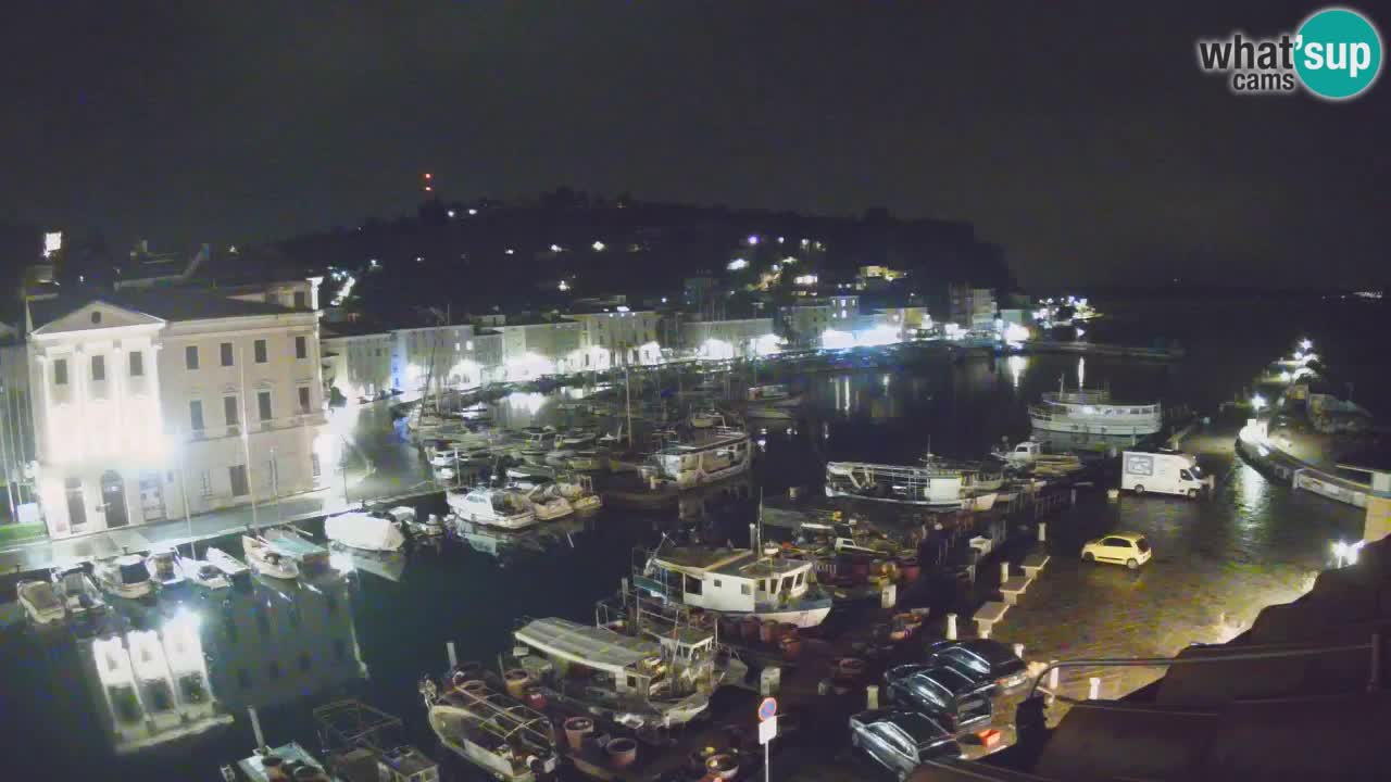 Live webcam da Pirano “Mandrač” – Splendida vista live da Villa Piranesi