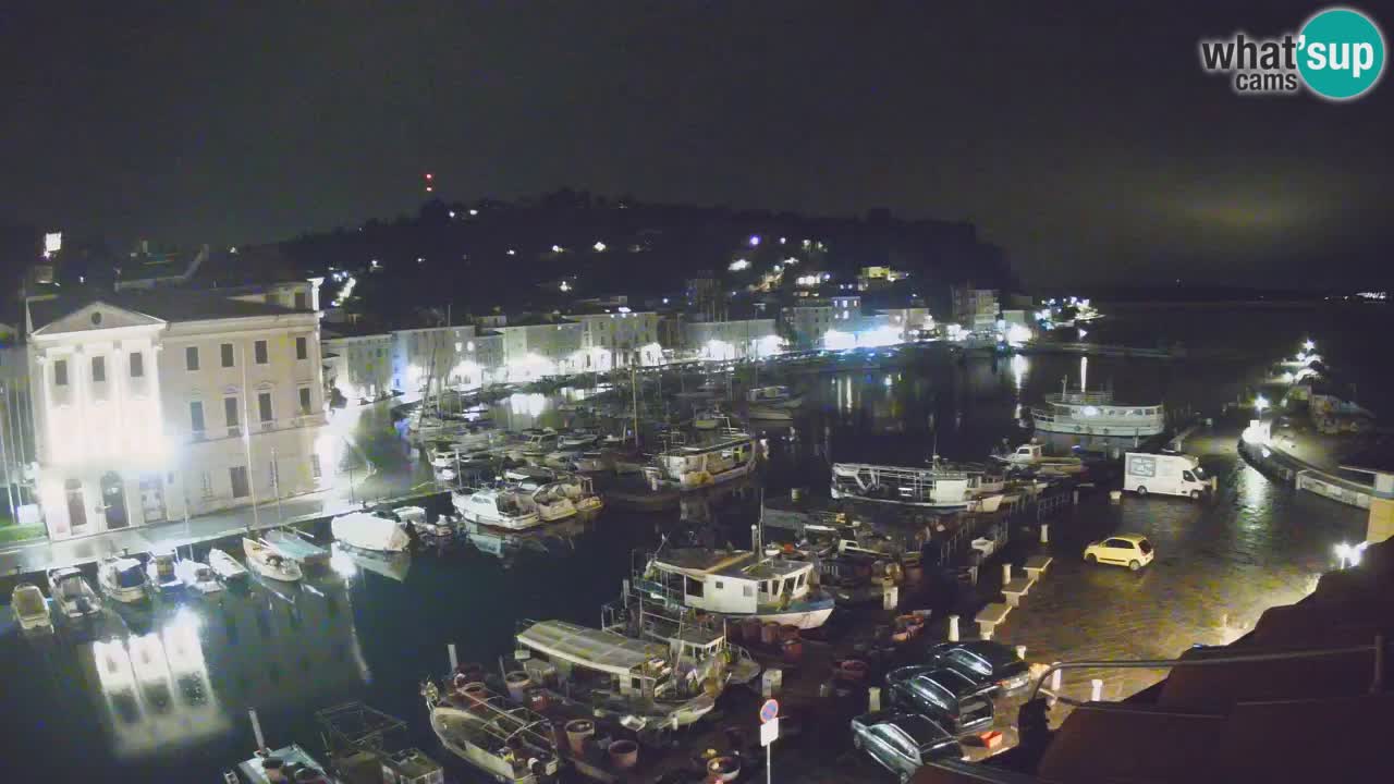 Live webcam da Pirano “Mandrač” – Splendida vista live da Villa Piranesi