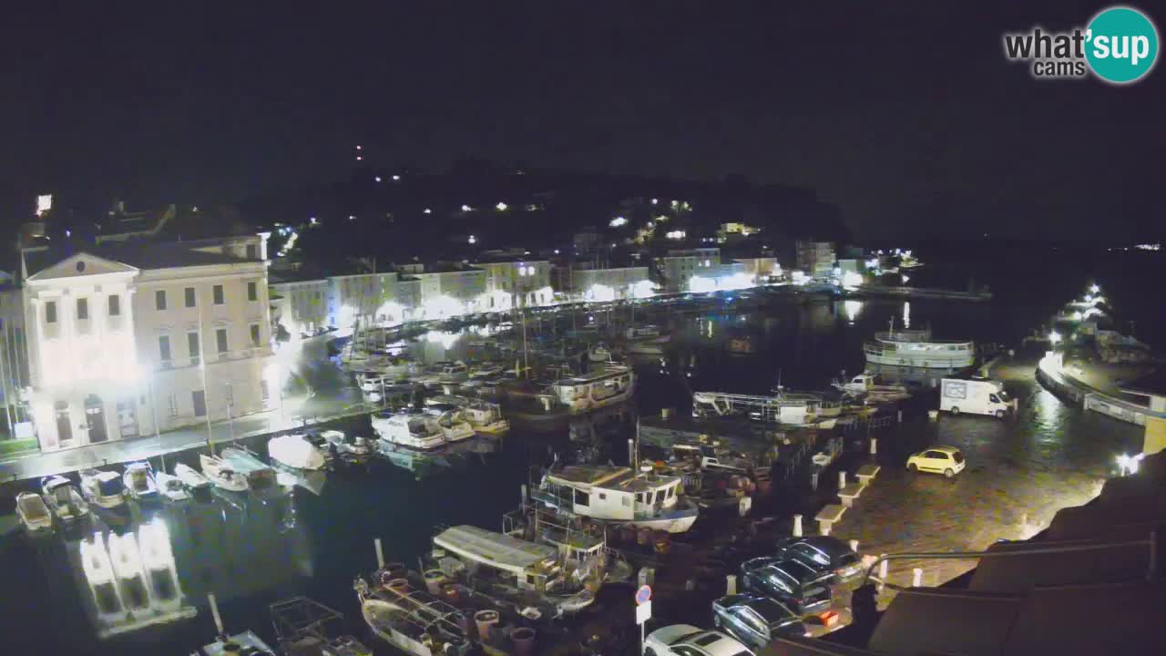 Webcam en direct de Piran “Mandrač” – Incroyable vue en direct de la Villa Piranesi
