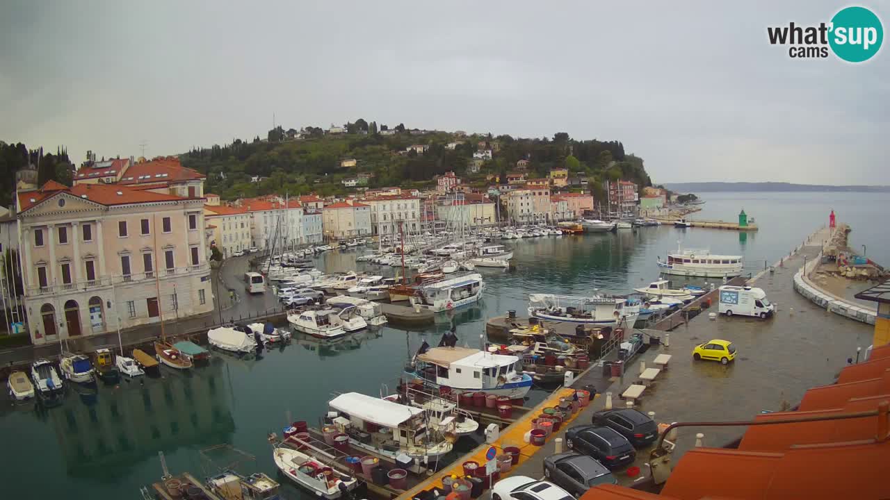Cámara web en vivo desde Piran “Mandrač” – Increíble vista en vivo desde Villa Piranesi