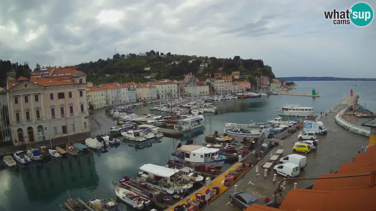 Live-Webcam aus Piran “Mandrač” – Erstaunliche Live-Ansicht von Villa Piranesi