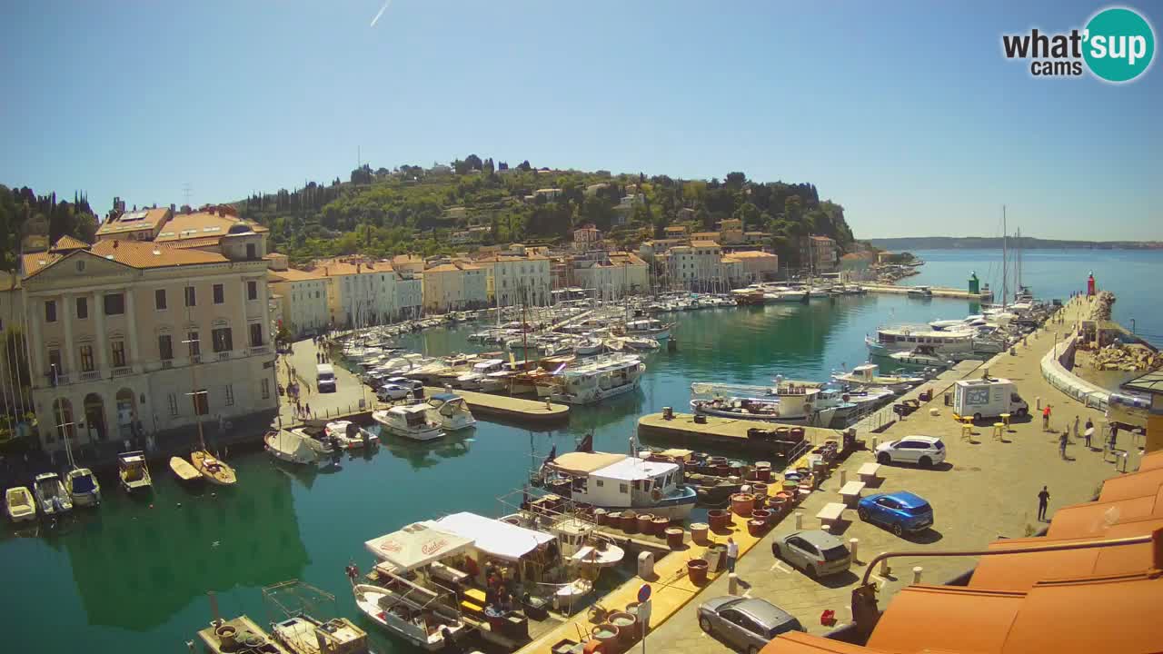Cámara web en vivo desde Piran “Mandrač” – Increíble vista en vivo desde Villa Piranesi