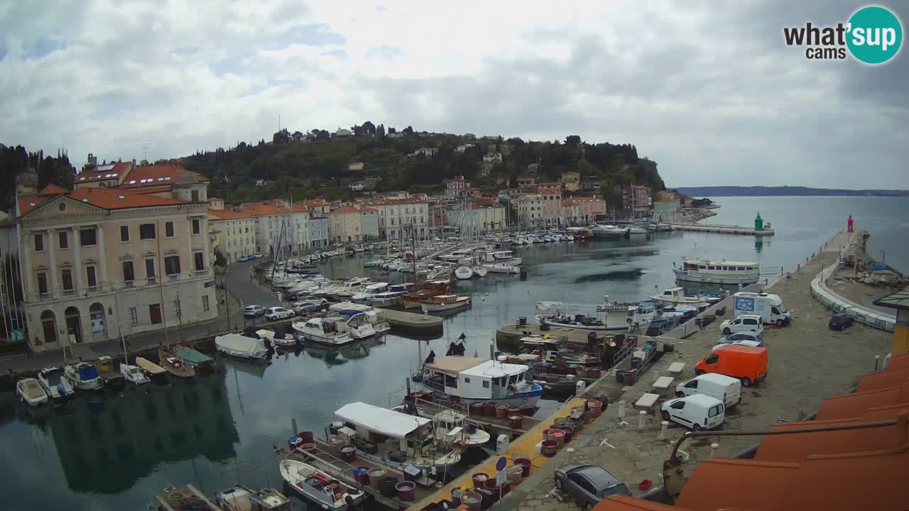 Live webcam from Piran “Mandrač” – Amazing live view from Villa Piranesi